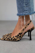 Dulce™ | Zapatos de tacón D’Orsay con estampado de leopardo