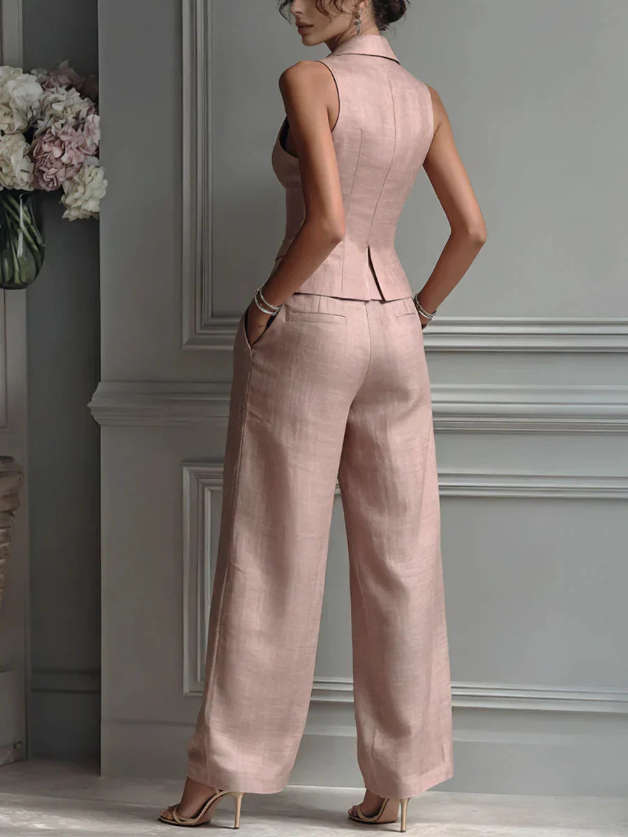 Daniela | Conjunto de dos piezas para mujer con cuello en V