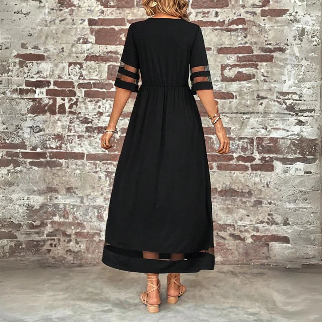 Carmen | Vestido midi que estiliza la silueta y alisa el abdomen
